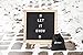 Felt Letter Board Sign: Decorative Wooden Changeable Marquee Message Board Set with 328 Letters, Numbers, Symbols and Emojis, Oak Wood Frame, Display Easel and Black Bag - 10x10 Inch Black Letterboard