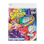 Mr. Sketch Scented Stix Markers, Fine Tip, Assorted Colors, 10-Count