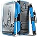 Droid Turbo 2 Case, Evocel [Generation Series] Belt Clip Holster, Kickstand, HD Screen Protector, Dual Layer for Motorola Droid Turbo 2 (XT1585/ 2015 Release), Blue (EVO-MOTXT1585-AB202)
