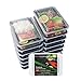 Food Storage Containers 15-PACK Meal Prep Containers Lunch Containers BPA Free Meal Prep Containers Bento Box Set Portion Control Containers for Weight Loss Plastic Food Container 1 Compartments 28 Oz