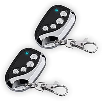 Heimwerker 2x Universal Garagentor Fernbedienung mit Batterie 433 MHz