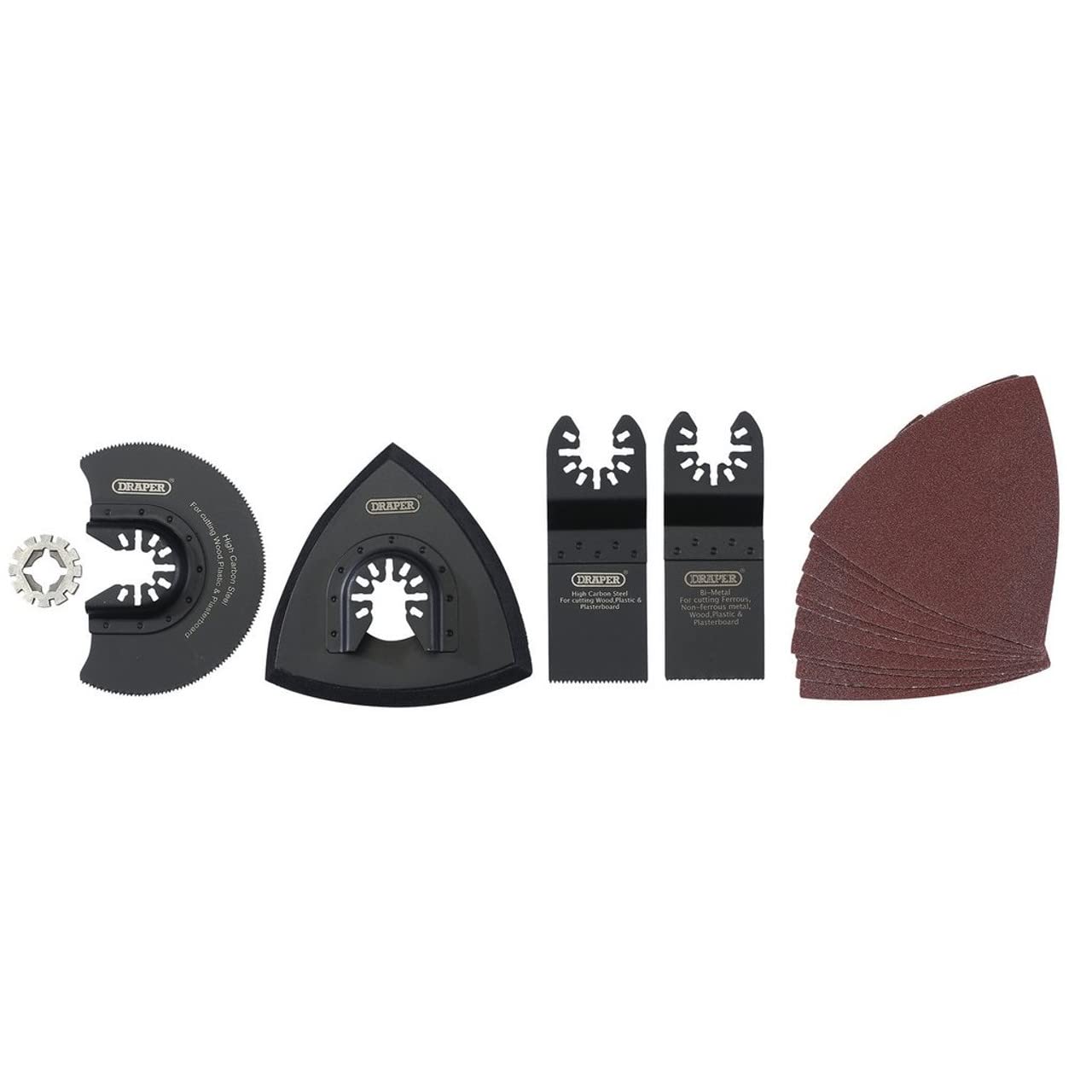 Draper 70481 Oscillating Multi-Tool Blade Set (15 Piece)