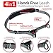 Hands Free Bungee Leash + Dual Dog Leash Coupler Kit Multifunctional + Retractable Traffic Jogging Hiking Leash & Reflective Pet Leash • Adjustable Body System + Padded Handles • Take Yankee