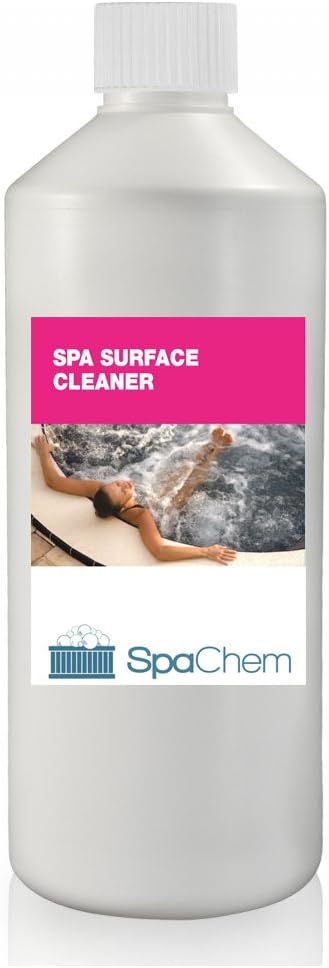 SpaChemHot Tub Surface Cleaner 1ltr, Waterline Cleaner 1ltr, Removes Oils, Scum Line and keeps you spa shell clean