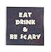 BLUE PANDA - 150 Pack Halloween Paper Napkins for Party Supplies, 3 Designs Funny Quotes (5 x 5 In) - Halloween Napkins