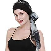 Chemo Headwear Turbans for Women Long Hair Head Scarf Headwraps Cancer Hats