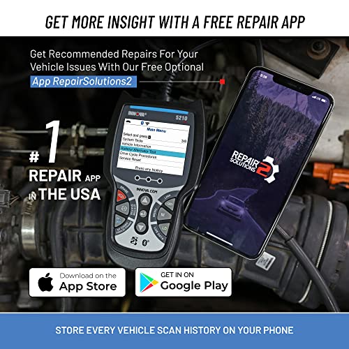 INNOVA 5210 Newest 2022 OBD2 Scanner Diagnostic Tool Read/Erase ABS
