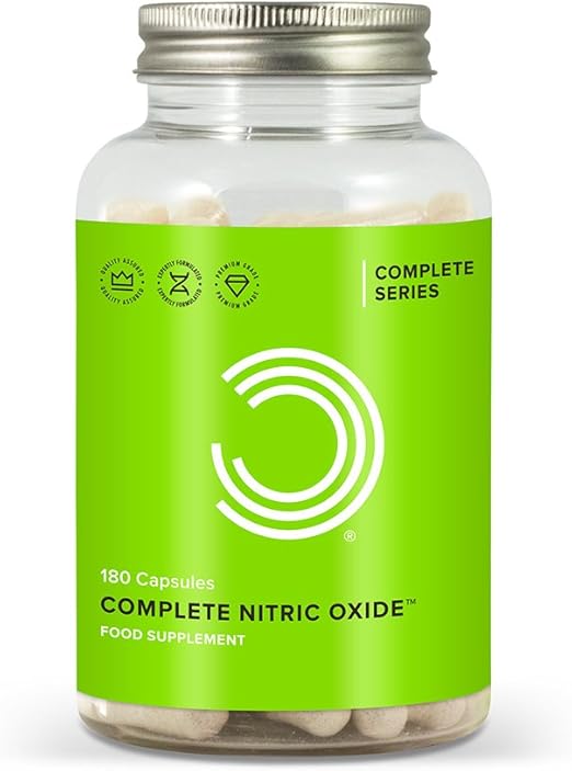 BULK POWDERS Complete Nitric Oxide Capsules, Pre Workout, Pack of 180