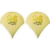 Army E4 Specialist Gold Pin-on Rank - Pair