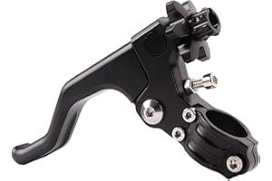 JXPANG CNC Short Stunt Clutch Lever 22mm 7/8" Handlebar Universal Stunt Clutch Lever Motorcycle Dirt Bike for for CFR250R CFR450R CFR450X CFR250X XR250 (Black)