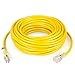 SIMBR 12/3 75 FT Extension Cord Outdoor, Heavy Duty Electrical Cord 12 Gauge Lighted, 15 Amps, 1875 Watts, UL Listed, SJTW, Yellow - Power Your Household, Office and Garden Electric Appliances