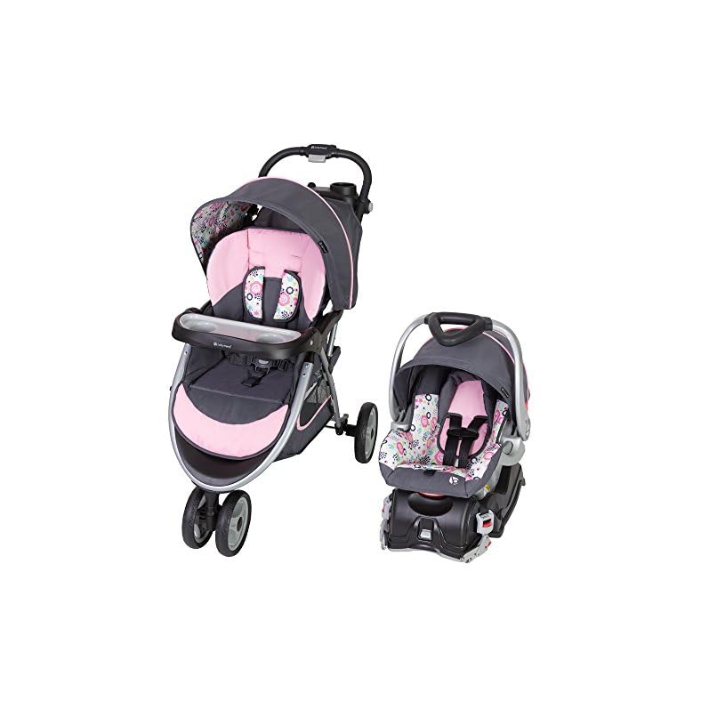 Baby Trend Skyview Travel System, Flora, 1 Count (Pack of 1)