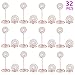 Habbi 32 pcs Table Card Holders, Table Number Holder Place Card Holders Name Holders for Table (Rose Gold)