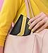 caseen ViVi Wallet Clutch Purse Case (Black/Gold) for Apple iPhone 7 / 8 Plus / 10, Samsung Galaxy S7 Edge / S8 Plus / Note 8, Google Pixel 2 / Pixel 2 LX, LG G6 & more - Large Size