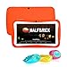 HD 7 Inch Kids Tablet, Hipo Android 4.4 Kids Pad Tablet GPS Tracker Kids Smart Watch Phone Wifi and Dual Camera 512MB/8GB Quad Core Kids APP IPS Display Touch Screen-Orange