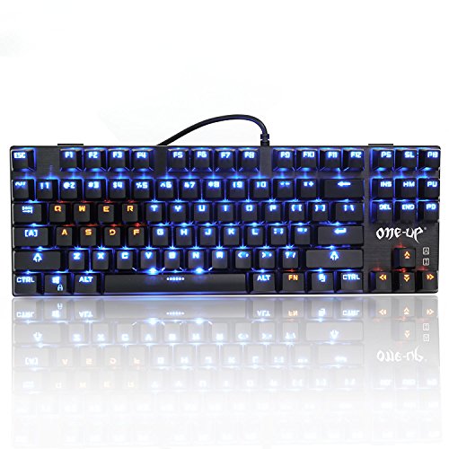 Mechanical keyboard, water resistant gaming keyboard wi…