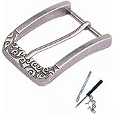 XIYYOUC 1.5"(38mm-40mm) Belt Buckle Western Men's Replacement Single Pin Buckle Belt Accessories