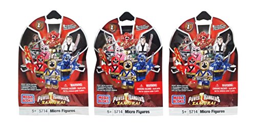 Power Rangers Mega Bloks Super Samurai Series 1 Blind Bag Mystery Packs (3 Packs) Power Rangers Mega Bloks Super Samurai Series 1 Blind Bag Mystery Packs (3 Packs)
