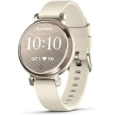 Garmin Lily 2, Small and Stylish Smartwatch, Hidden Display, Patterned Lens, Up to 5 Days Battery Life, Coconut (Renewed)