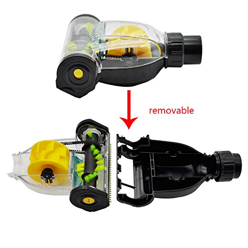 image for EZ SPARES Mini Turbo Floor Brush Mite Brush Bed Clean Crevices Tool Un