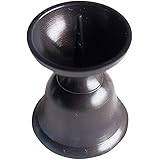 ダルマ ロウソク立て 仏具 火立て (中 高3.6cm×幅3.2cm, うるし風)