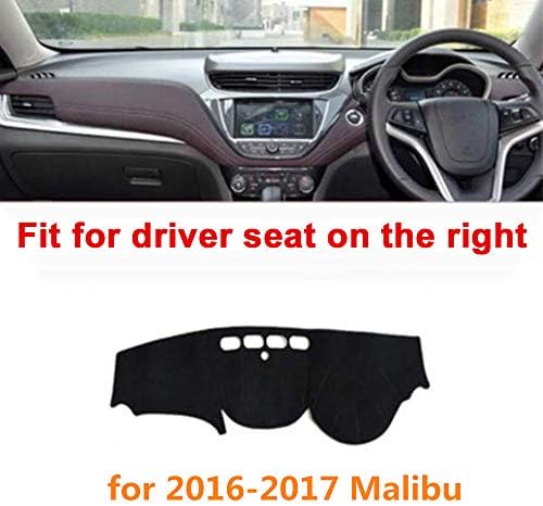RHD Dashboard Cover, Non slip Mat Car Dashmat Pad Fit for Malibu 2016 2017
