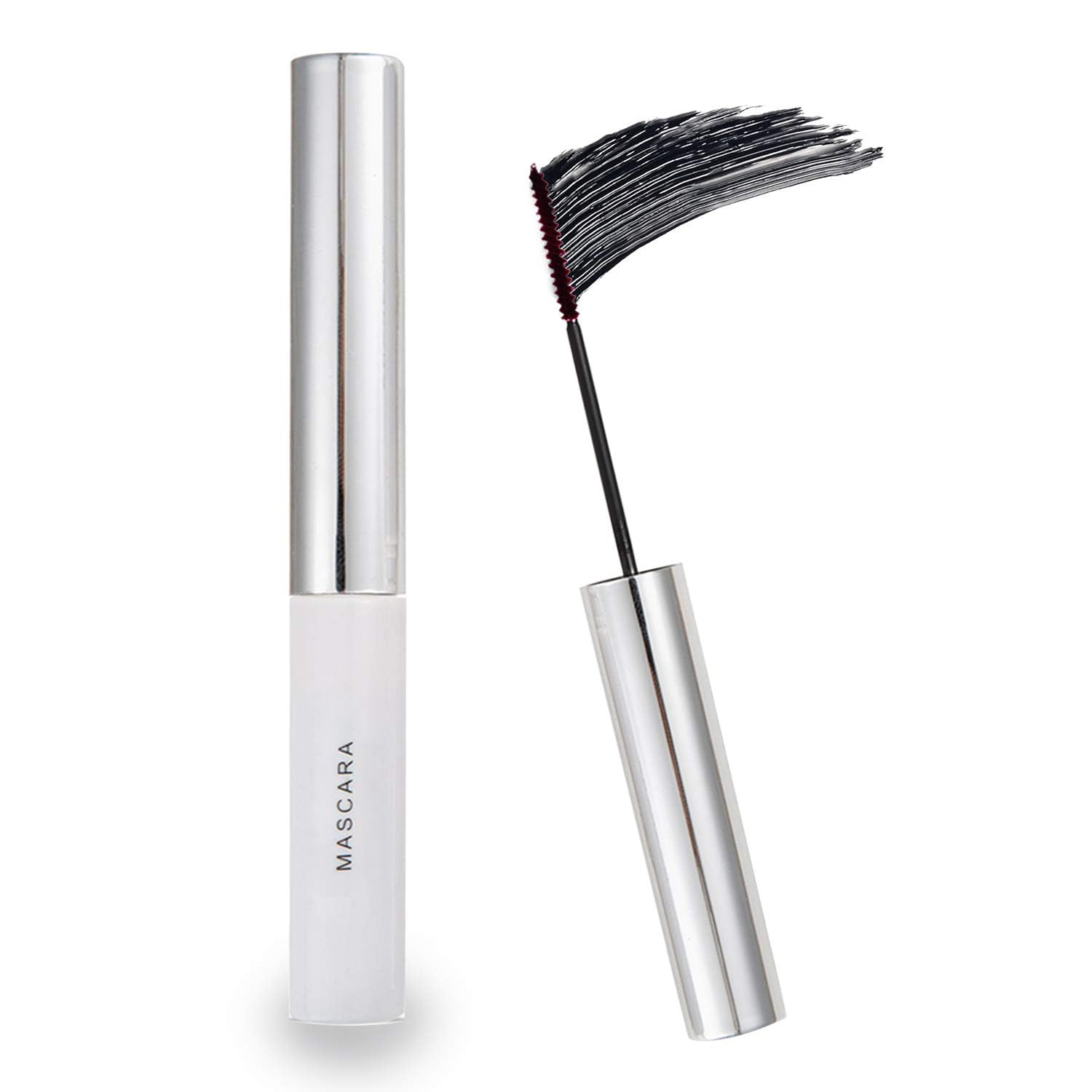 GL-Turelifes 12 Color Mascara Colorful Fiber Mascara Charming Longlasting Mascara, Thick & Long Eyelash Waterproof and Smudge-proof Eyes Makeup (#01 Black)