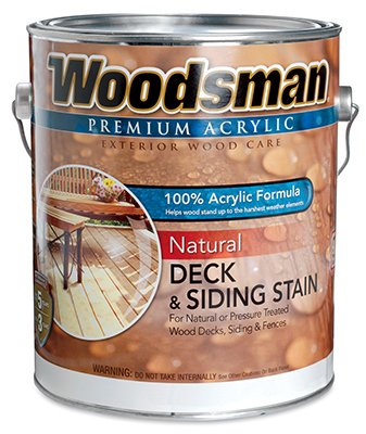 True Value Mfg WNC2-GL Acrylic Deck, Siding &amp; Fence Stain, Natural Redwood, 1-Gal. - Quantity 2