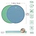 UXUNNY Silicone Pot Holders, Trivets for Hot Dishes - Thick Hot Pads for Kitchen, Heat Resistant Trivet Mats, Oven Pads, Hot Mats for Hot Pots and Pans - Christmas Decor (Blue & Green, 2 PSC)
