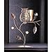 Gifts & Decor Wise Owl Ornamental Vine Leaf Votive Candleholder Stand