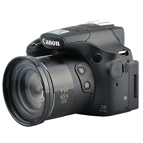 CamRebel 67mm Metal Filter Adapter for Canon PowerShot SX530 HS SX60 HS SX50 HS SX40 IS SX30 IS SX20 IS SX10 IS SX1 IS SX520 HS replacement for Canon FA-DC67A