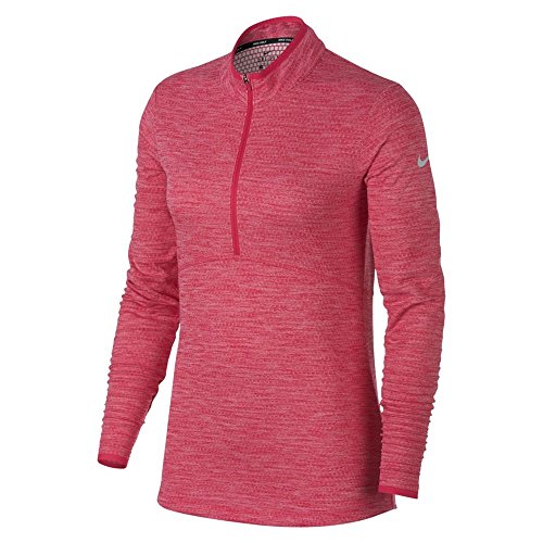 Nike Women's Dry Top 1/2 Zip Rush Pink/Flint Silver X-Small