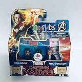 DIAMOND SELECT TOYS Minimates Captain Marvel - Yon-Rogg & Phil Coulson Exclusive Minifigues
