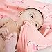 Swaddle Blankets Muslin by LifeTree - Flamingo Print Oversized 47