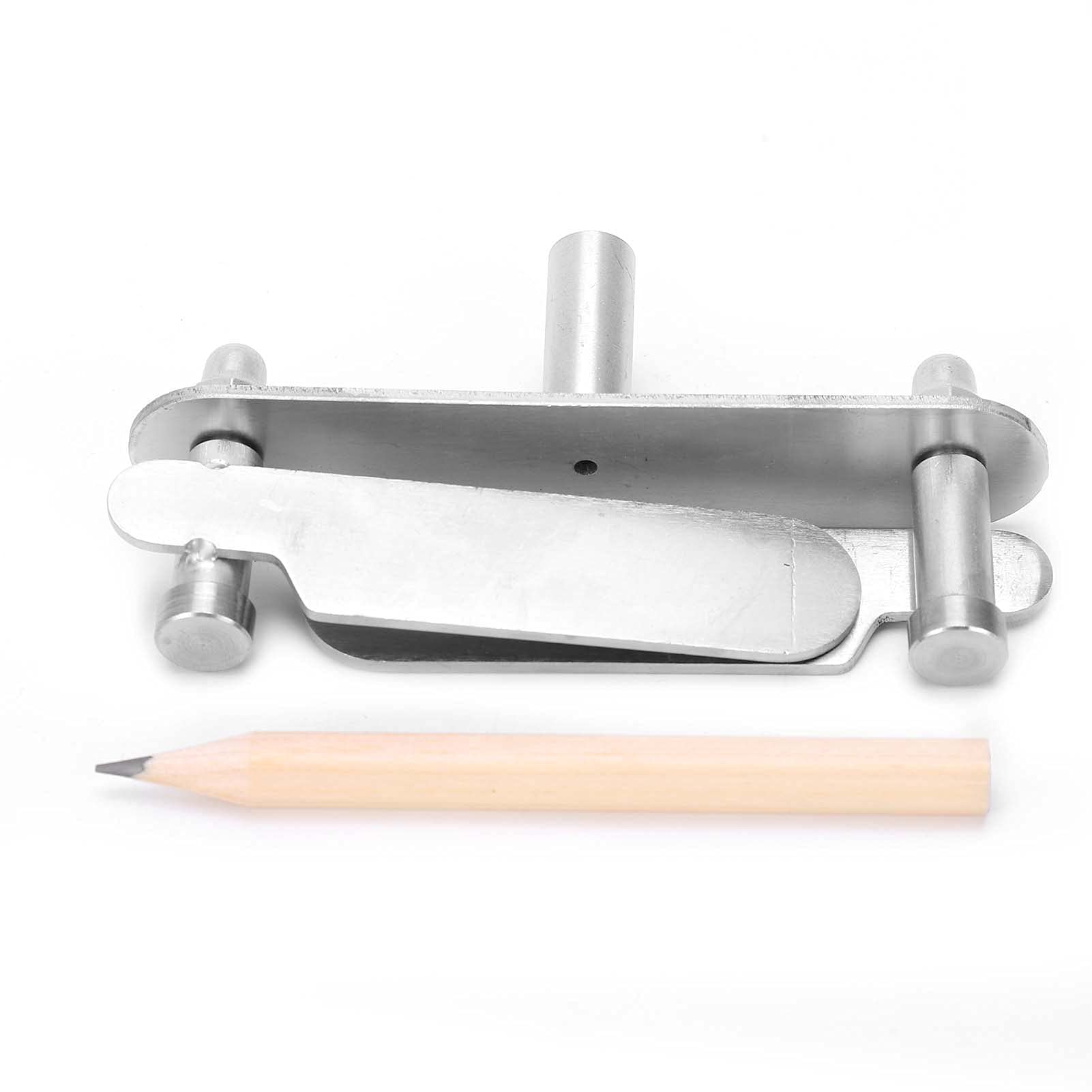 Hyuduo Woodworking Scriber, Marking Center Finder, Stainless Steel Locator Marking Center Finder Center Line Tool 60Mm,Scribing Gauge