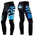 sponeed Padded Cycling Pants Wear Bike Gear Padded Bicycle Riding Bottoms Leggings Cycle Tights US XL Blue