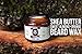 URBAN NOMADS Best Beard Balm & Wax, Smooth Shea Butter & Argan Oil, Leave in Conditioner & Styling Balm for All Beard Styles, Bergamot, Vanilla, Woody Rose Hip Scents, Made in Barcelona, 2 oz