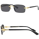 Gucci GG1221S GG Interlocking Logo Pilot-Shaped Non-Polarized Sunglasses for Men – Includes Luxury Eyewear Kit – Gold Frame with Gray Lens