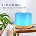 200ml USB Remote Control Essential Oil Diffuser Aromatherapy Cool Mist Humidifier Waterless Auto Shut-Off BPA-Free