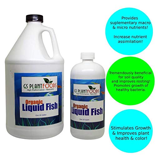 Organic Liquid Fish Fertilizer By GS Plant Foods Hydrolyzed Fish