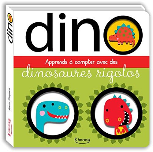 Dino : Apprends à compter avec des dinosaures rigolos by