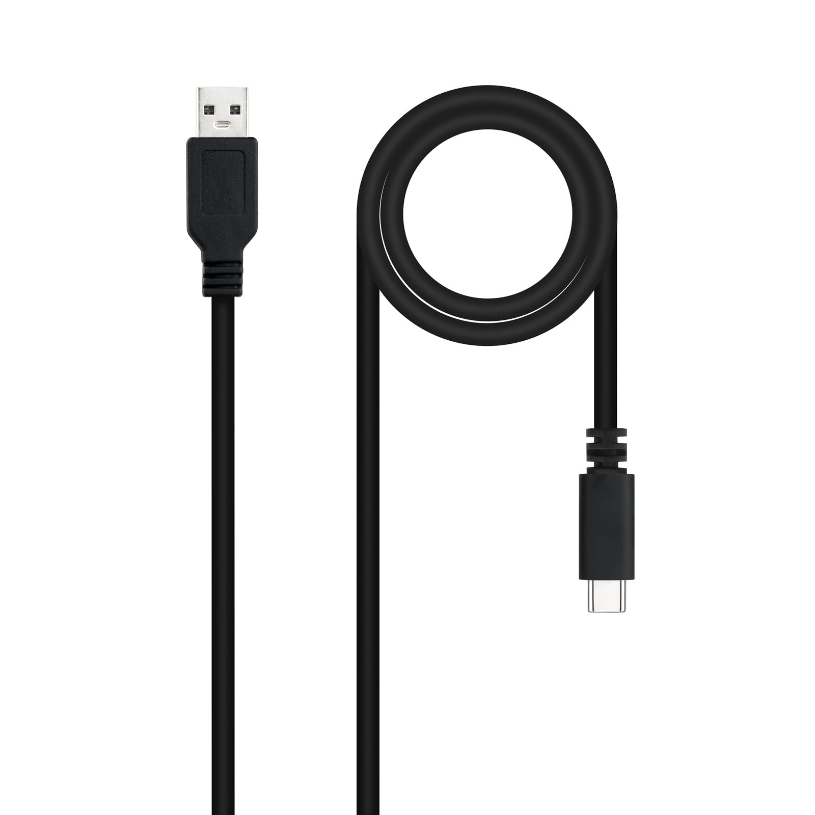 NanoCable 10.01.2102 Cable 3A USB 2.0 to USB-C Male to Male 2 m Black