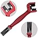 LeBoLike Durable Motorcycle & Bike Chain & Gears Maintenance Cleaning Brush Cleaner Tools - (Red)