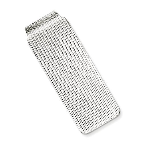 Textured Sterling Silver Money Clip