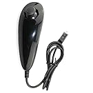 AMO Black Nunchuck Controller For Nintendo WII