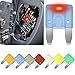 Fuse MINI Blade - Smart GLOW Fuse - Car Fuse Kit Automotive ATC/ATO - Fuses Assortment Replacement Kit - Easy Identification - Illuminating Indicator Fuse That Glow When Blown - Carax Fuse - 100 pcs.
