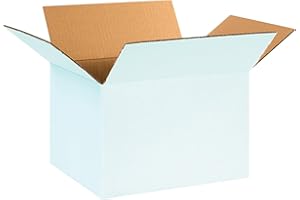 AVIDITI White Shipping Boxes 12"L x 10"W x 8"H (25 Pack) Small Medium Mailing Box for Small Business Packaging, Mailers, Gifts & Storage