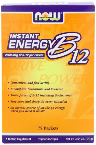 Now b-12 instant energy,75-packets