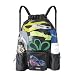 EocuSun Large Mesh Swimming Bag, Beach Drawstring Backpack, Mesh Mummy Backpack Beach Sports Gear Swim PE Gym Equipment Bag Sackpack Backpack for Men Women Boys Girls and Kids primary