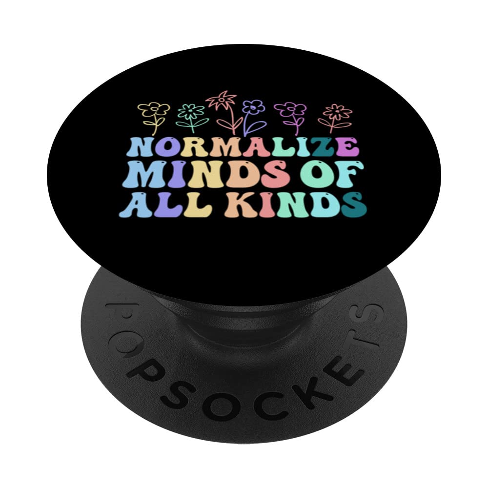 Normalize Minds of All Kinds Autism Awareness PopSockets Swappable PopGrip